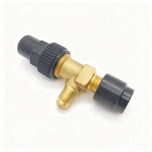 Brass Right Angle Shut Off Stop Globe Check Air Actuated Quick Closing Valve for Air Conditioner