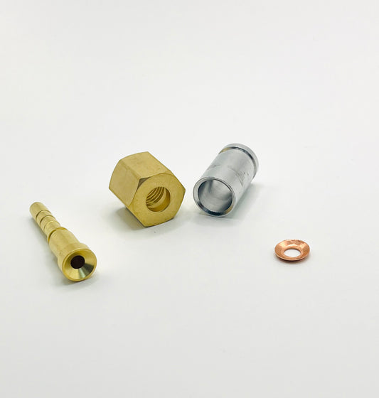 Air Conditioning Oil Pressure Connector Terminals Conditioner Custom Brass Oil Pressure Pipe Joint