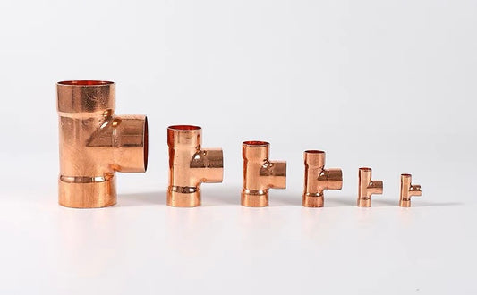 Copper 90-degree Insert-type Elbow, Equal-diameter Elbow, Pipe Fittings for air Conditioning and Cold Storage Units