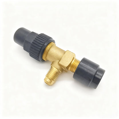 Brass Right Angle Shut Off Stop Globe Check Air Actuated Quick Closing Valve for Air Conditioner