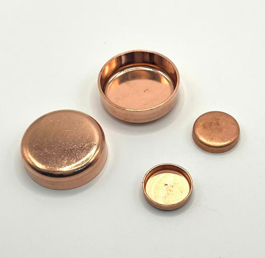 Custom Copper Pipe Fittings End Caps for AC System Welding Compatible