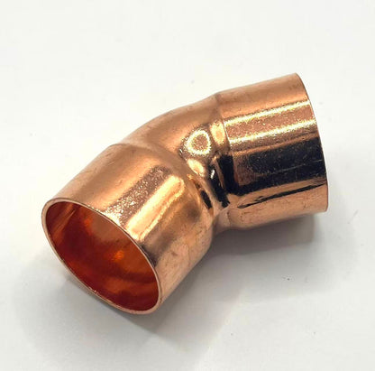 Copper Elbow Bend 45 Degree Copper Fitting Refrigeration Plumbing