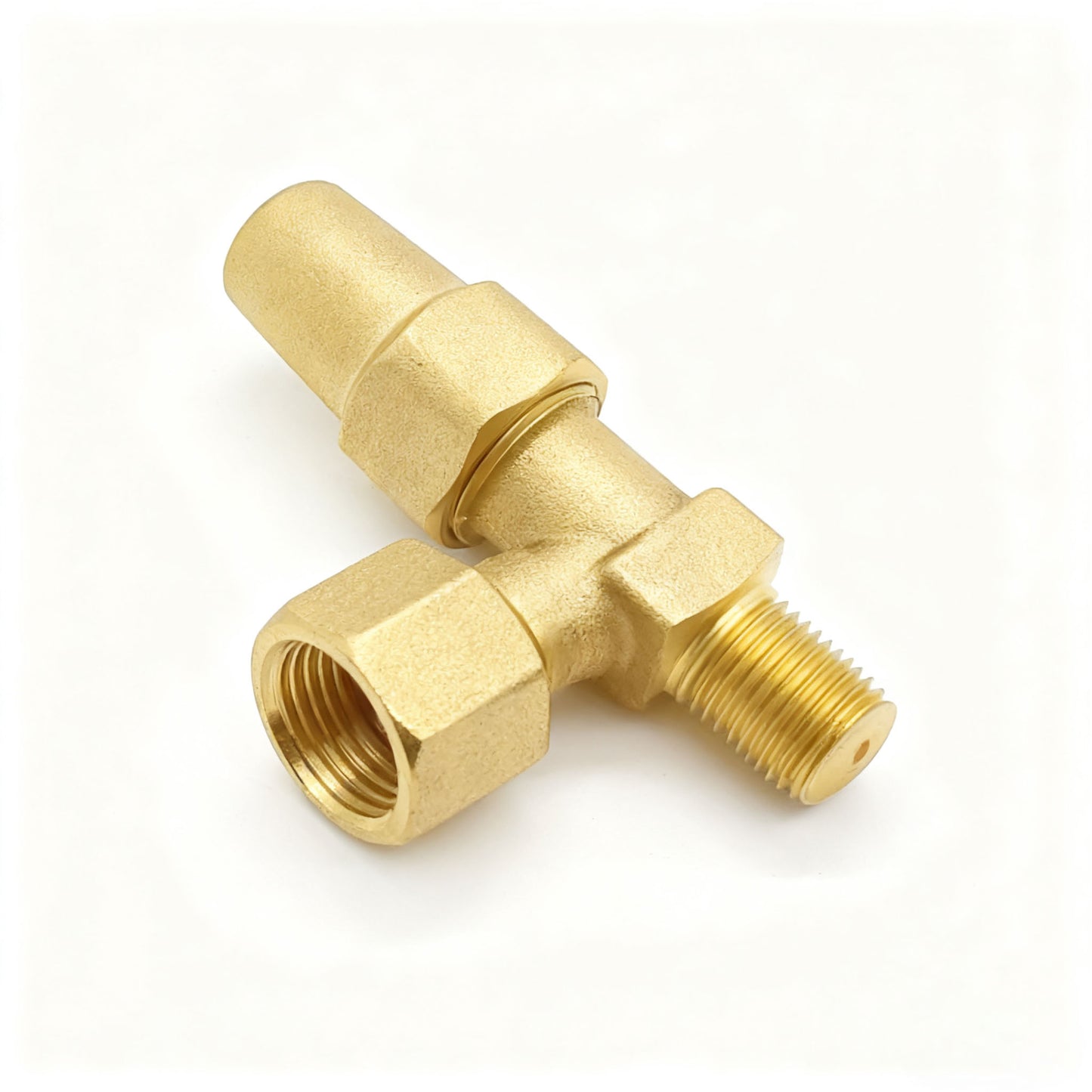 Brass Right Angle Shut Off Stop Globe Check Air Actuated Quick Closing Valve for Air Conditioner