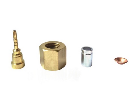 Air Conditioning Oil Pressure Connector Terminals Conditioner Custom Brass Oil Pressure Pipe Joint