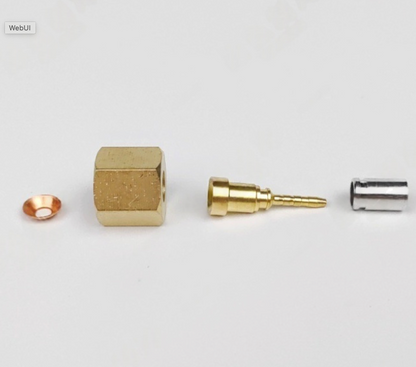 Air Conditioning Oil Pressure Connector Terminals Conditioner Custom Brass Oil Pressure Pipe Joint