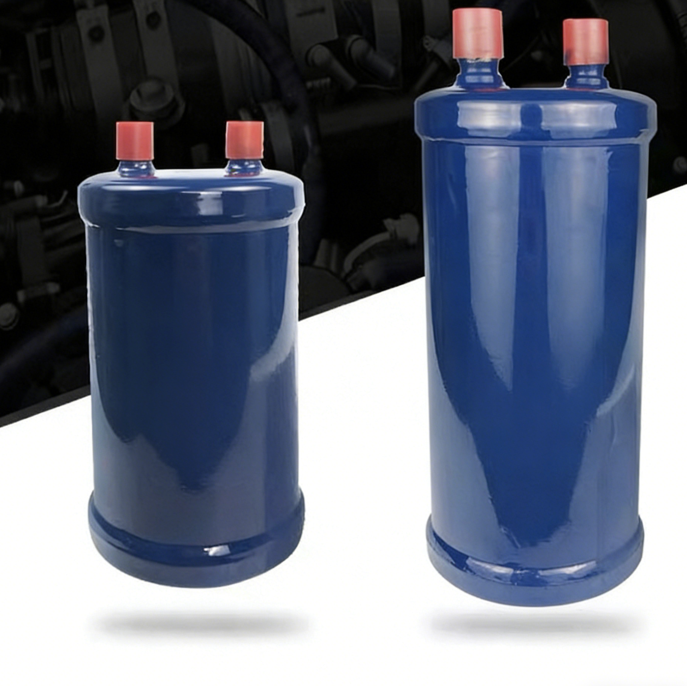 Suction line accumulators