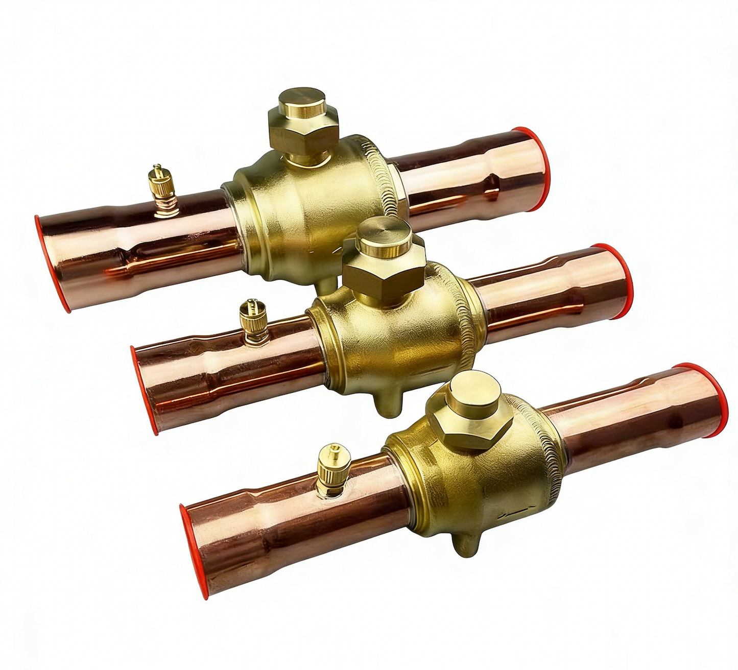 HVAC Shut-off Ball Valve for Refrigeration and Cooling System Control