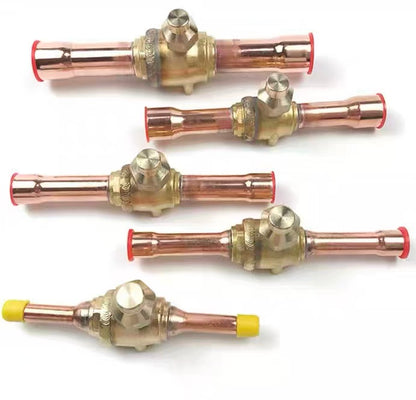 HVAC Shut-off Ball Valve for Refrigeration and Cooling System Control