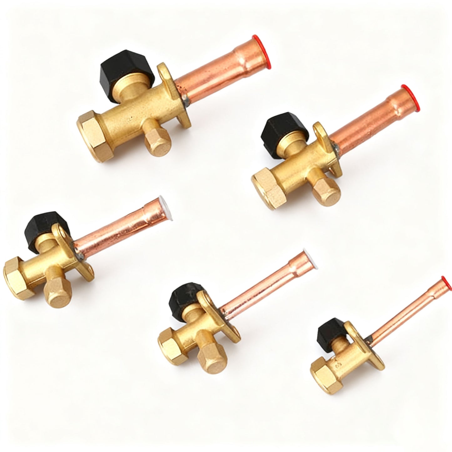 2 Way & 3 Way air Conditioner Split Valve Straight Bend AC Service Split Valve