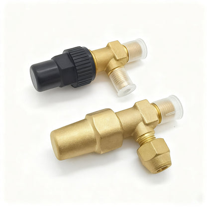 Brass Right Angle Shut Off Stop Globe Check Air Actuated Quick Closing Valve for Air Conditioner