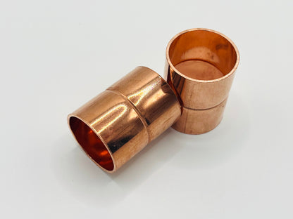 Full Specification Air Conditioning Copper Pipe Fittings Welded Joint with Straight-through Equal-Diameter Thickened Joint