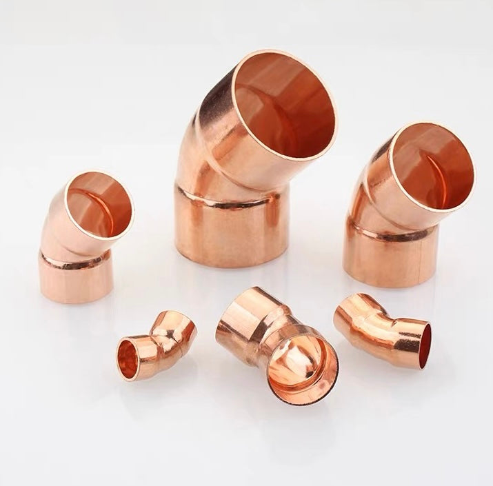 Copper Elbow Bend 45 Degree Copper Fitting Refrigeration Plumbing