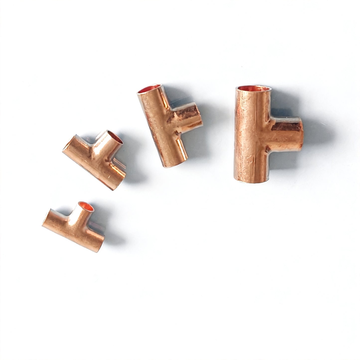 Copper Equal Tee/T-Type Copper Pipe Welding Fittings