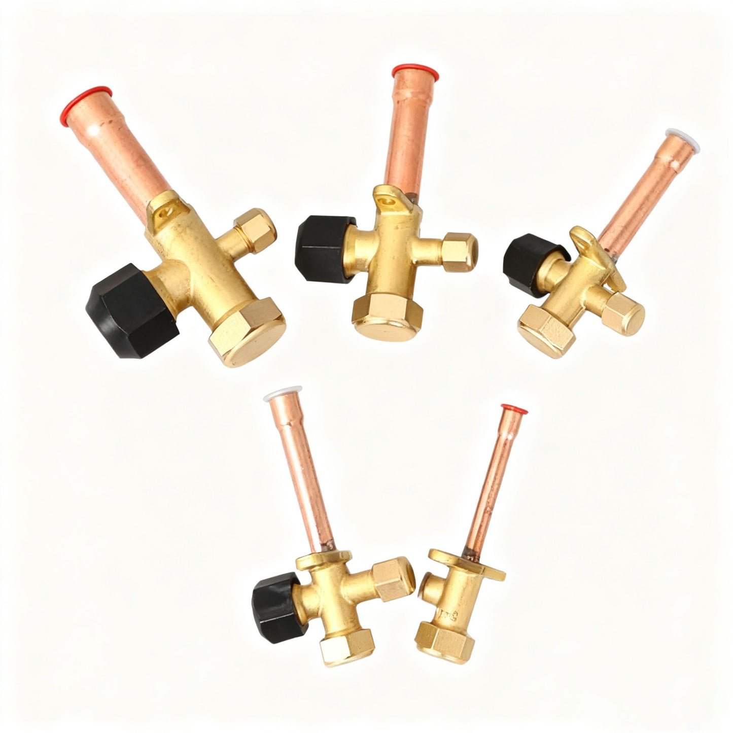 2 Way & 3 Way air Conditioner Split Valve Straight Bend AC Service Split Valve