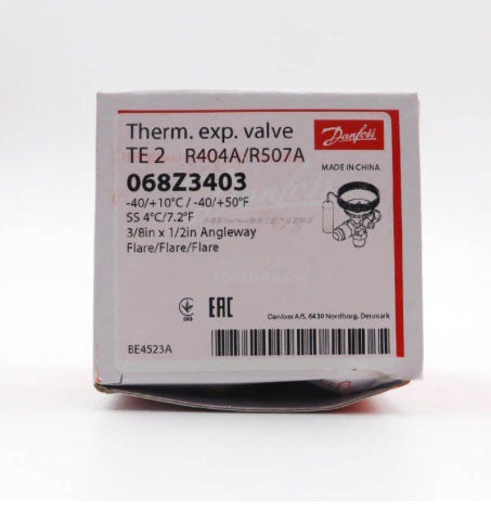 Danfoss Internal and External Balance Thermal Expansion Valve