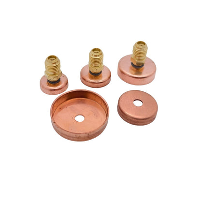 Copper with valve core sealing