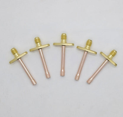 Fixed Ear One-Way Valve Fluorine Nozzle Refrigerator Quick Connector Needle Valve Filling Valve