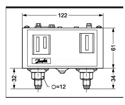 Danfoss Pressure Switch  KP15 1264 1265 1241 1243 1245