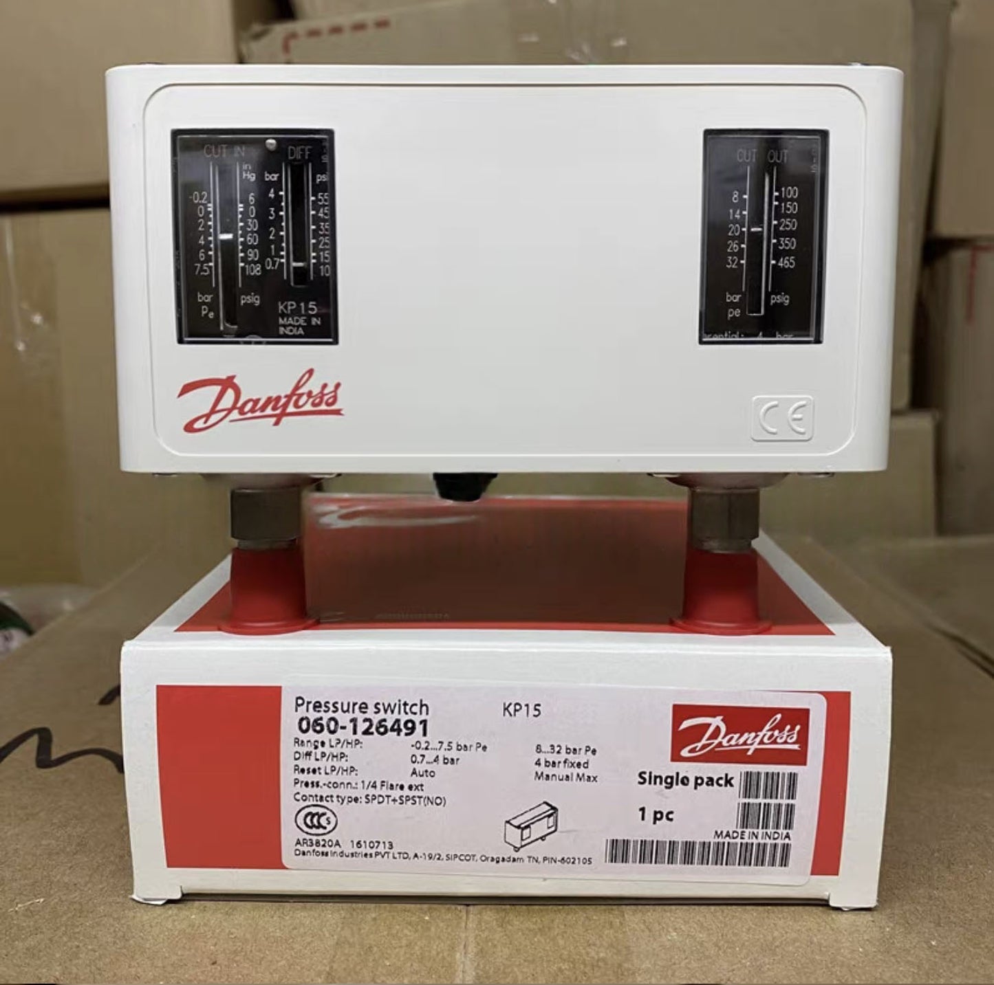 Danfoss Pressure Switch  KP15 1264 1265 1241 1243 1245