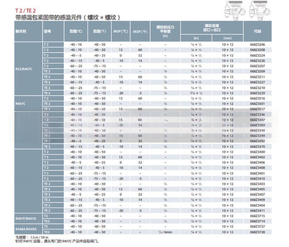 Danfoss Internal and External Balance Thermal Expansion Valve