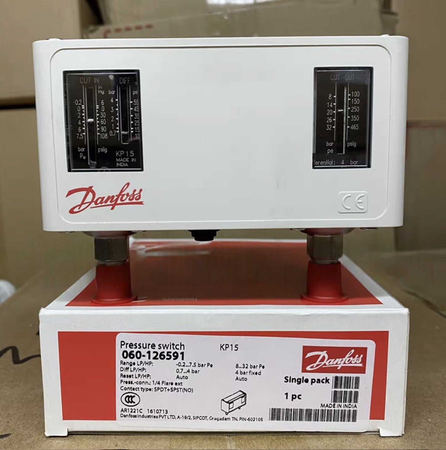 Danfoss Pressure Switch  KP15 1264 1265 1241 1243 1245